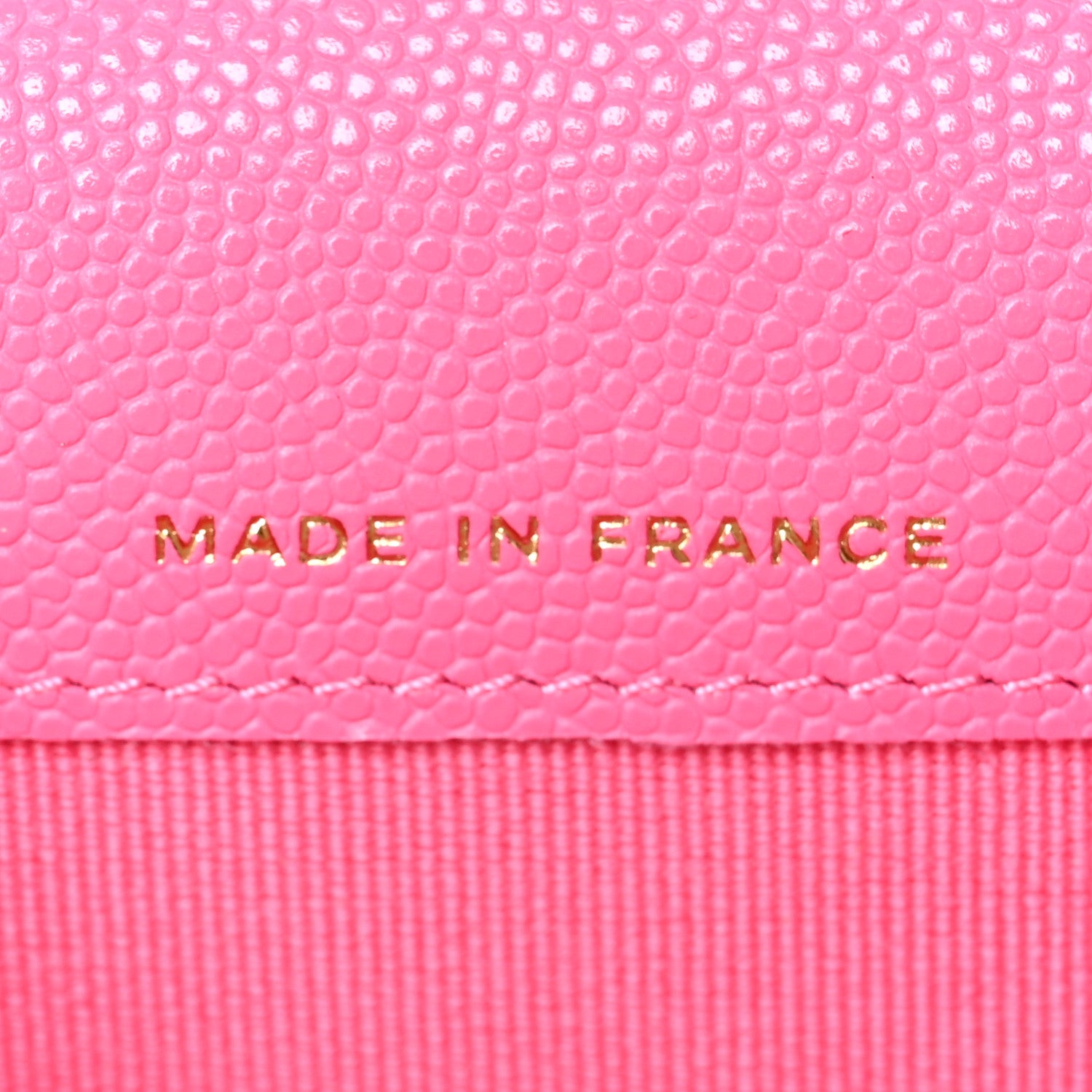 Chanel Caviar Quilted Flap Card Holder Wallet Pink 7 of 9