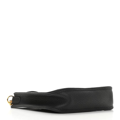 Hermes Taurillon Clemence Evelyne TPM Black 4 of 9