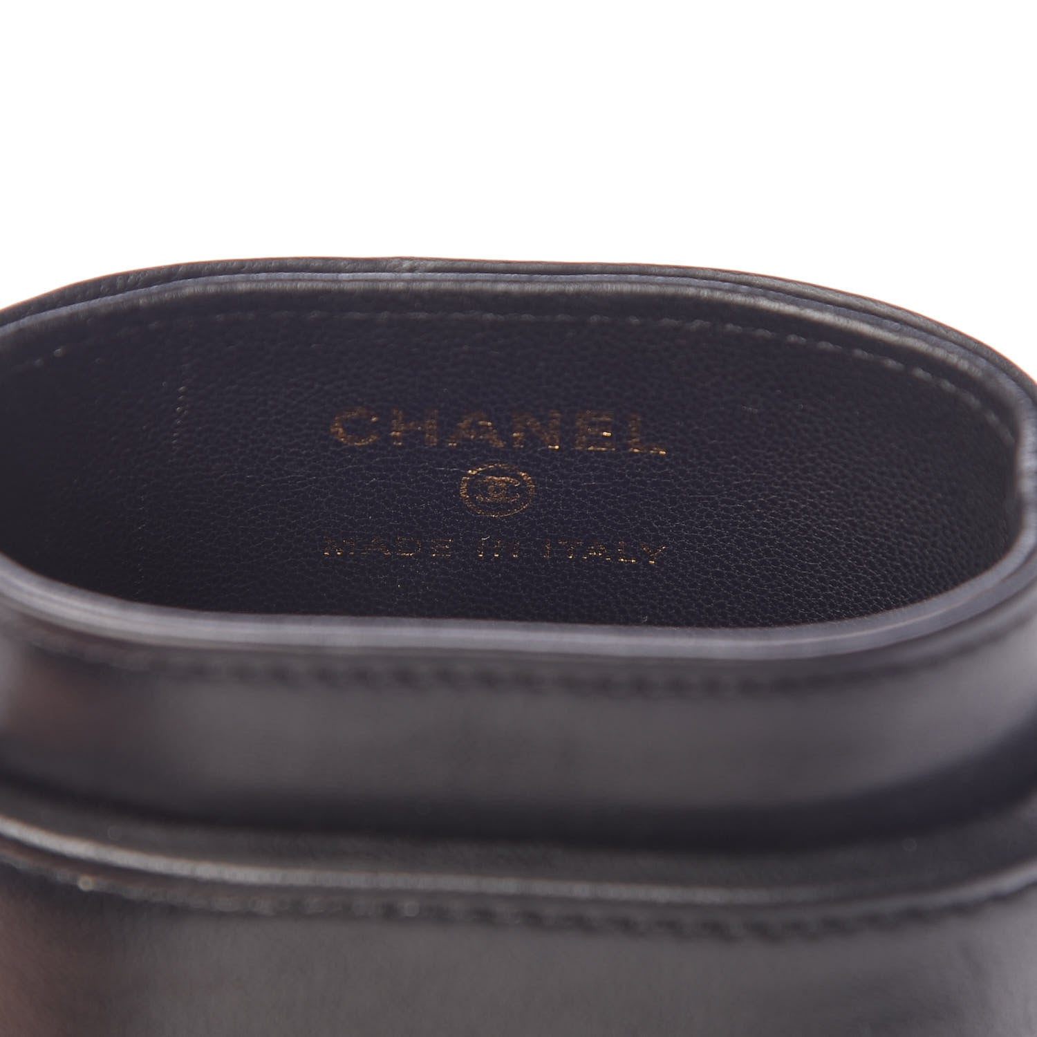 Chanel Lambskin Chain Around Phone Holder Black 6 of 13