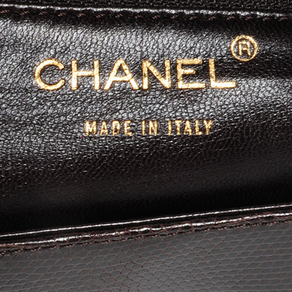Chanel Lizard Single Flap Brown 5 of 7