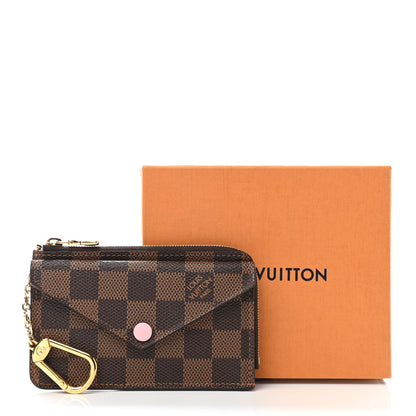 Louis Vuitton Damier Ebene Recto Verso Card Holder Rose Ballerine 7 of 7