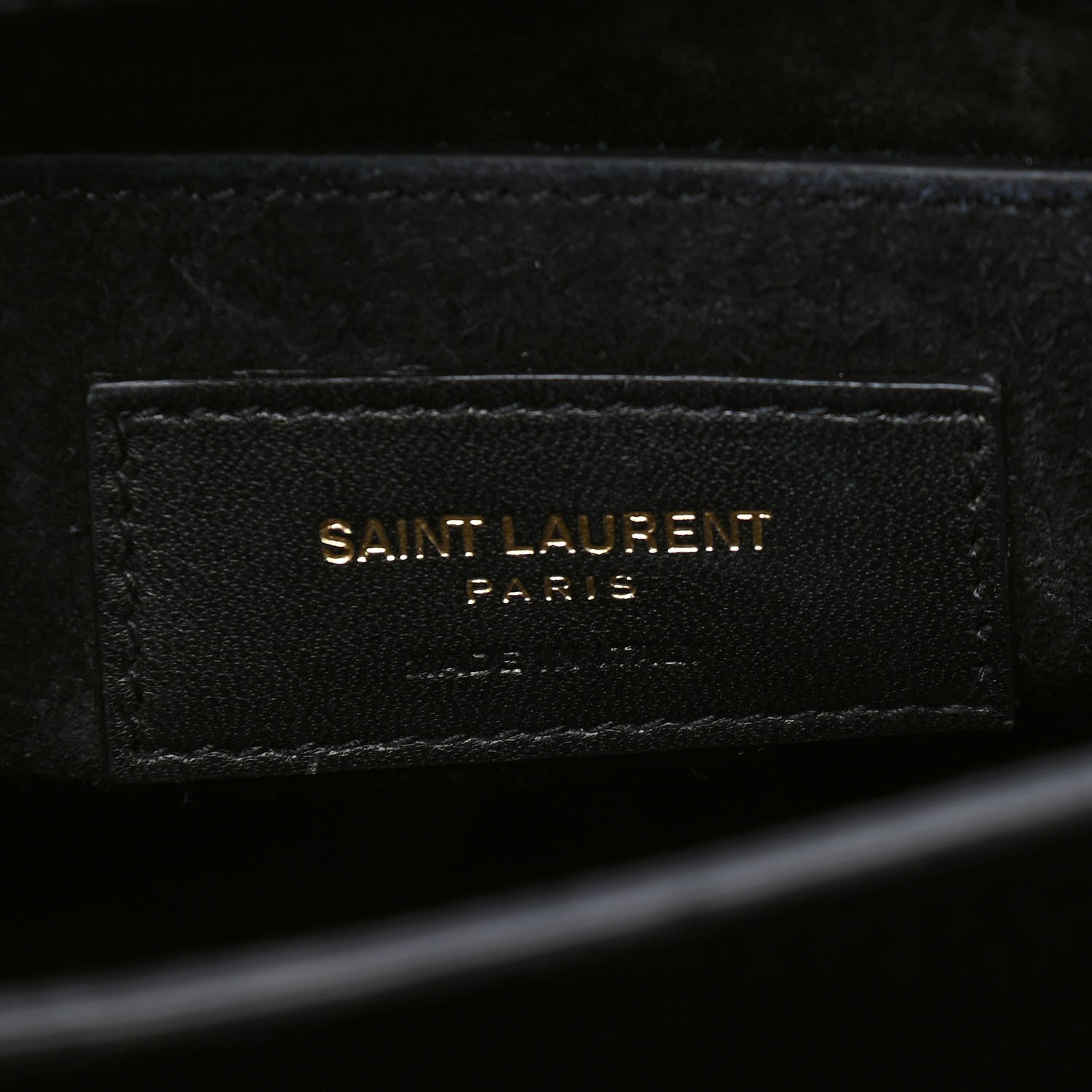 Saint Laurent Calfskin Medium Monogram Sunset Black 6 of 7