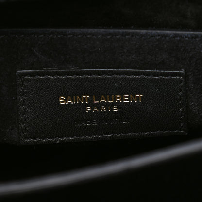 Saint Laurent Calfskin Medium Monogram Sunset Black 6 of 7