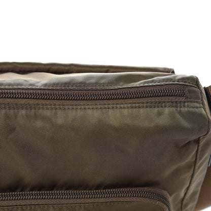 Prada Tessuto Nylon Saffiano Vela Messenger Bag Bruciato 8 of 8