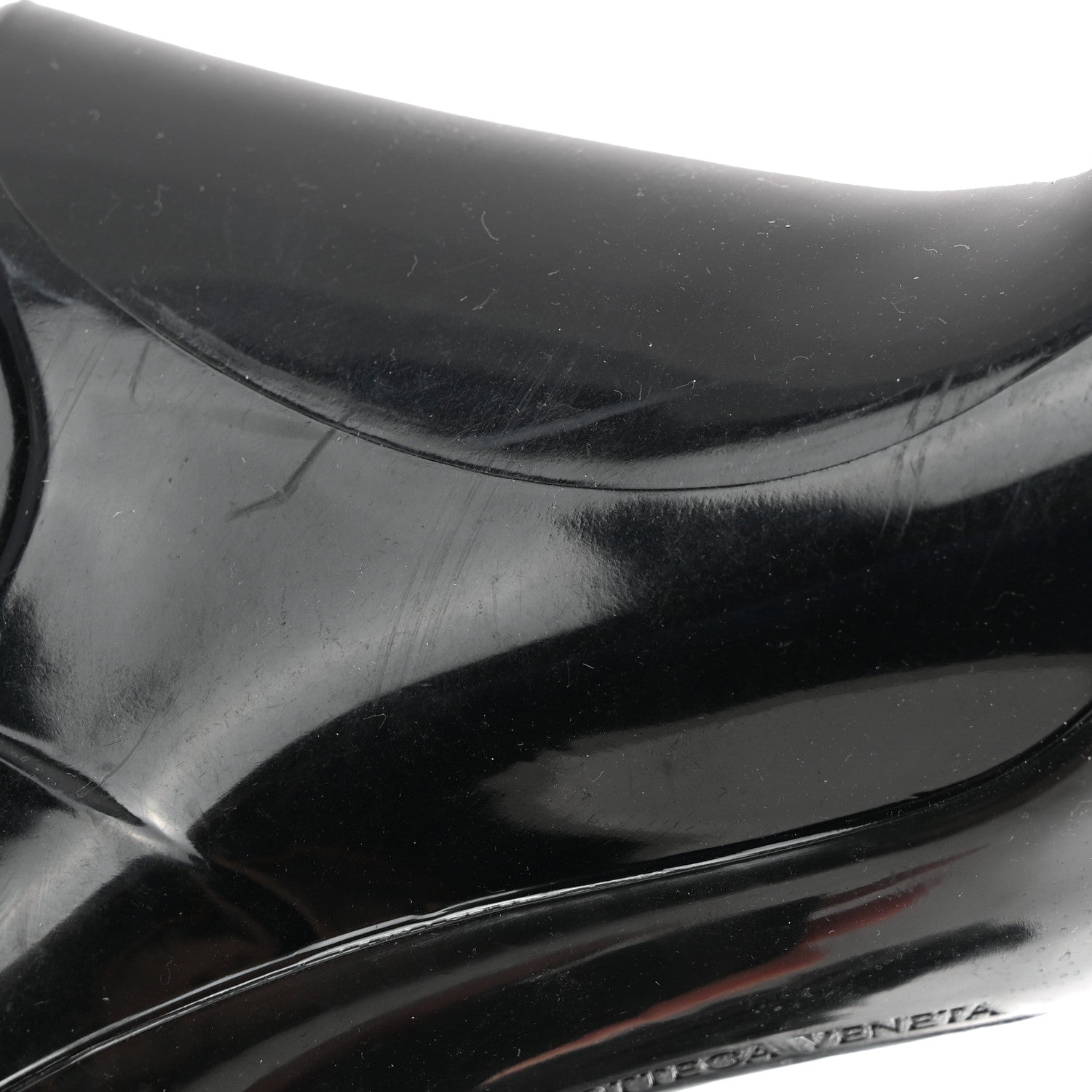 Bottega Veneta Rubber Shine Ankle Boots 39 Black 9 of 9