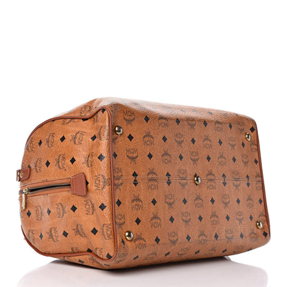MCM Visetos Weekender Duffle Bag Cognac 4 of 10