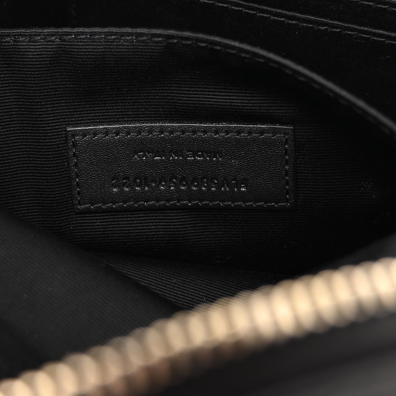 Saint Laurent Grain De Poudre Monogram Belt Bag Black 7 of 11