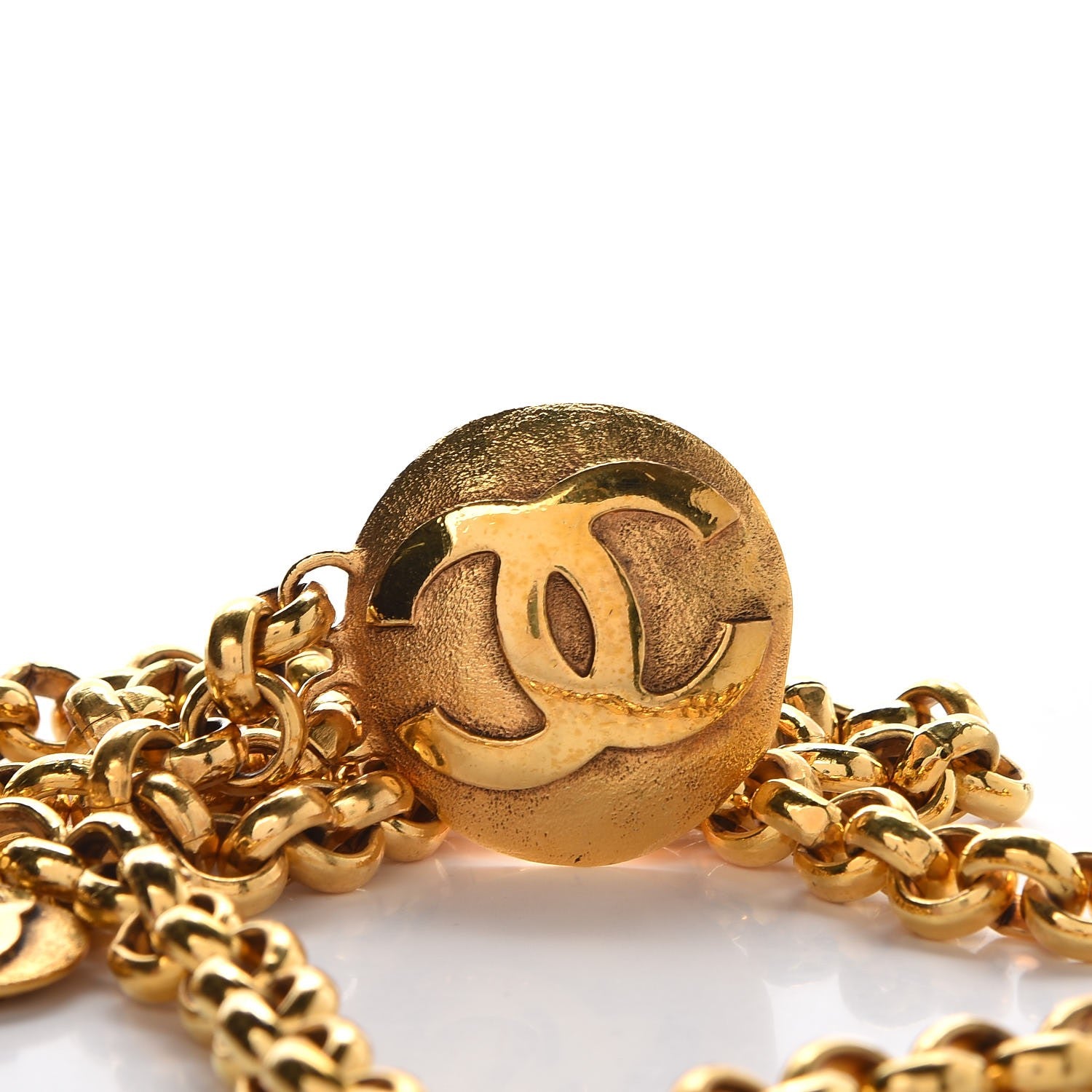 Chanel Chain Medallion Belt Gold 7 of 8