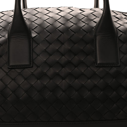 Bottega Veneta Nappa Intrecciato Travel Duffel Bag Black 8 of 10