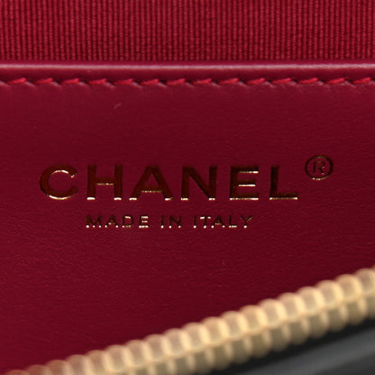 Chanel Lambskin Pearl Quilted CC Belt Bag Black 11 of 21