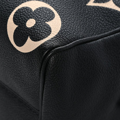 Louis Vuitton Empreinte Monogram Giant Speedy Bandouliere 25 Black Beige 10 of 10
