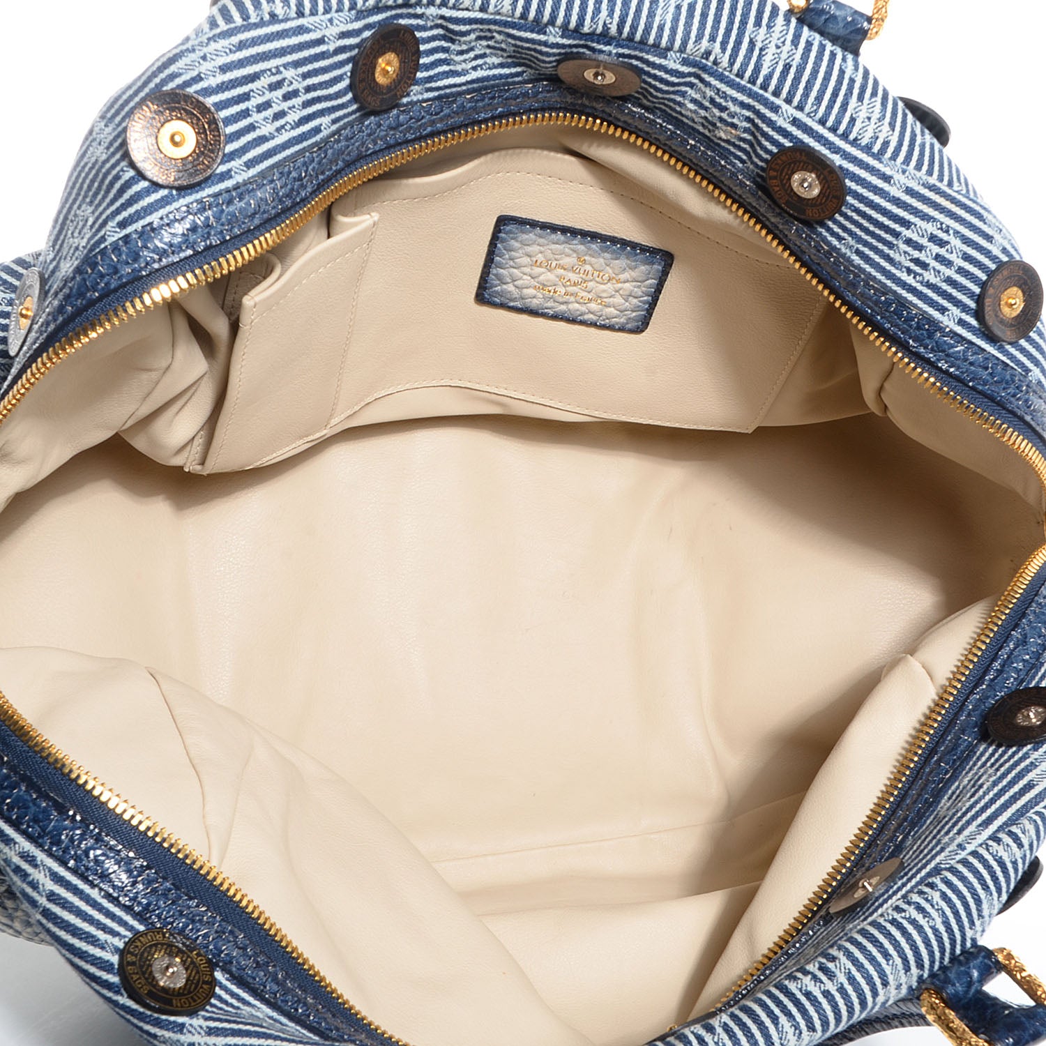 Louis Vuitton Denim Polka Dot Trunks and Bags Bowly 5 of 8