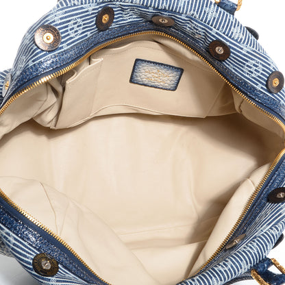 Louis Vuitton Denim Polka Dot Trunks and Bags Bowly 5 of 8