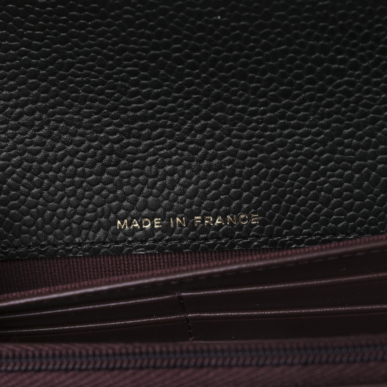Chanel Caviar Quilted Long Flap Wallet Black 7 of 10