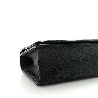 Christian Dior Grained Calfskin Medium Diorama Flap Bag Black 8 of 9