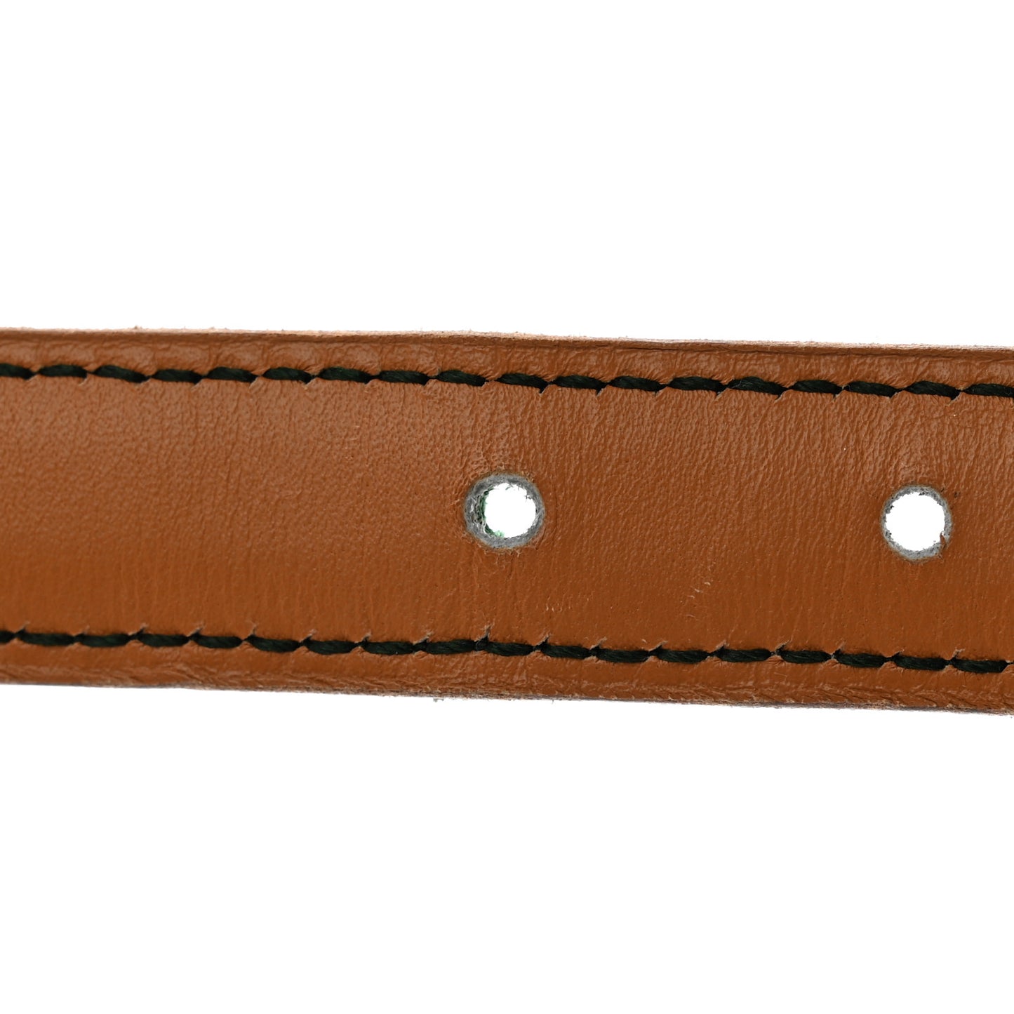 Shiny Crocodile Porosus 18mm Etriviere Belt 70 28 Vert Emeraude