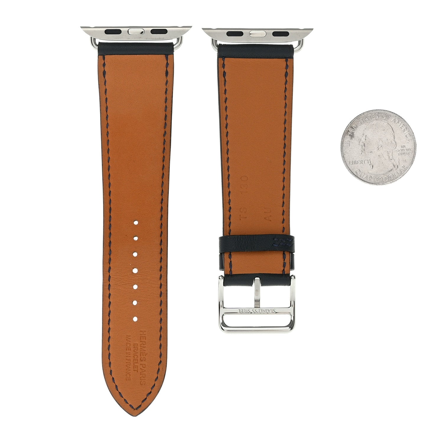 Hermes Swift 45mm Apple Watch Single Tour Band Vert Rousseau 2 of 4
