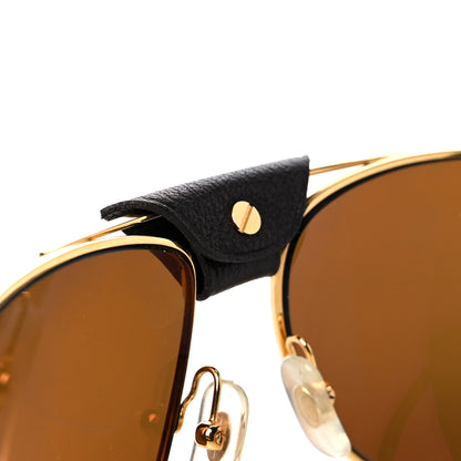 Cartier Santos Dumont Aviator Sunglasses A08A90F Gold 7 of 10