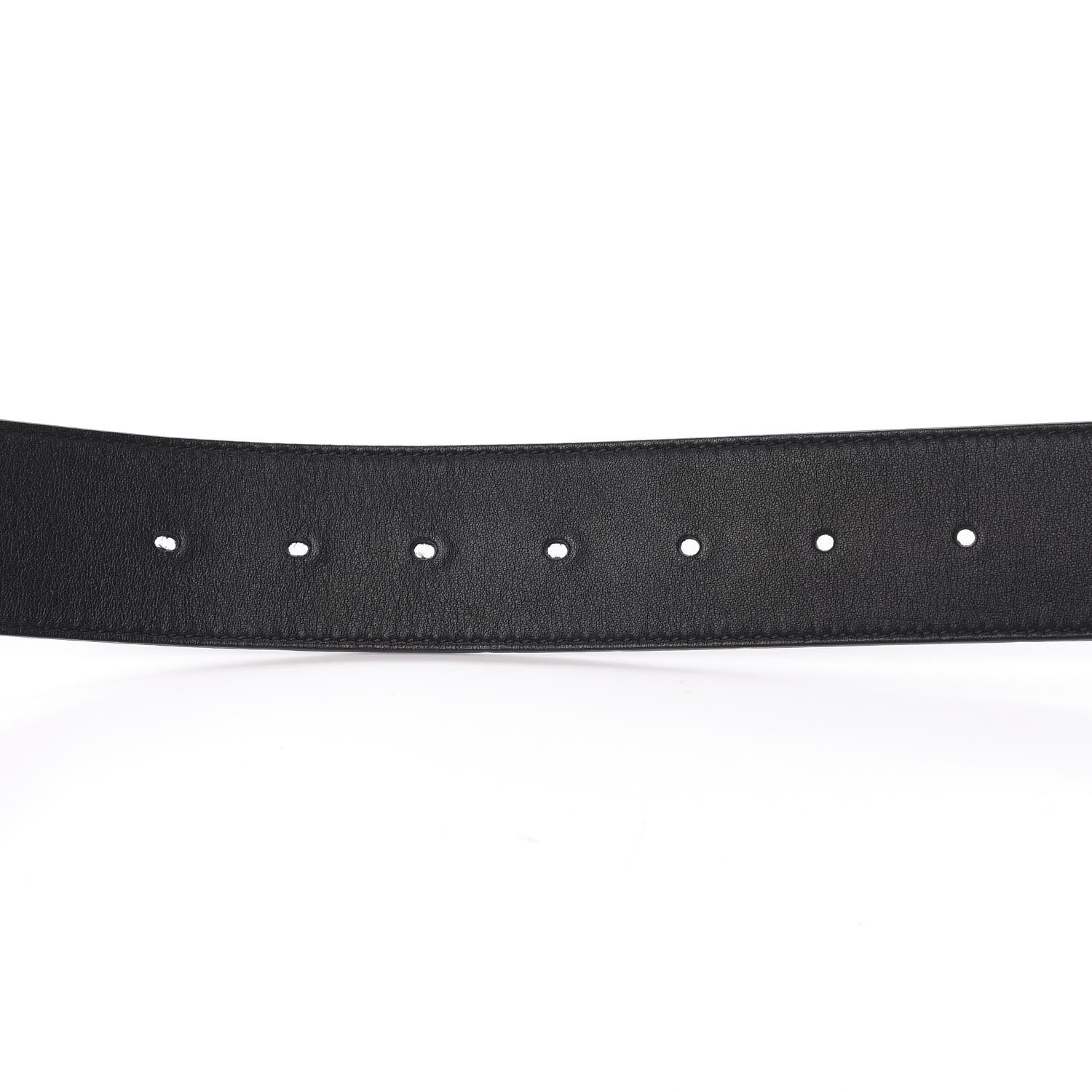 Gucci Calfskin Double G 40mm Belt 80 32 Black 4 of 5