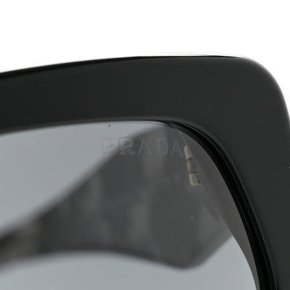 Prada Acetate Sunglasses SPR 16R Black Tortoise Grey 7 of 7