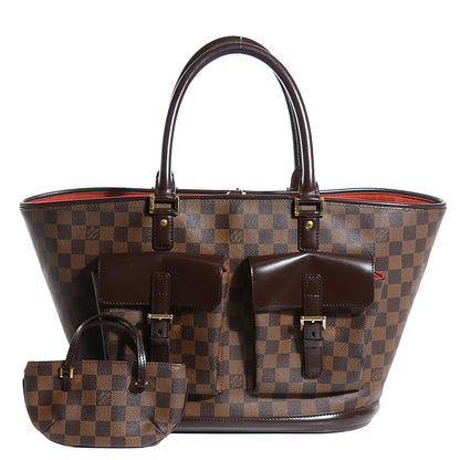 Louis Vuitton Damier Ebene Manosque GM 8 of 8