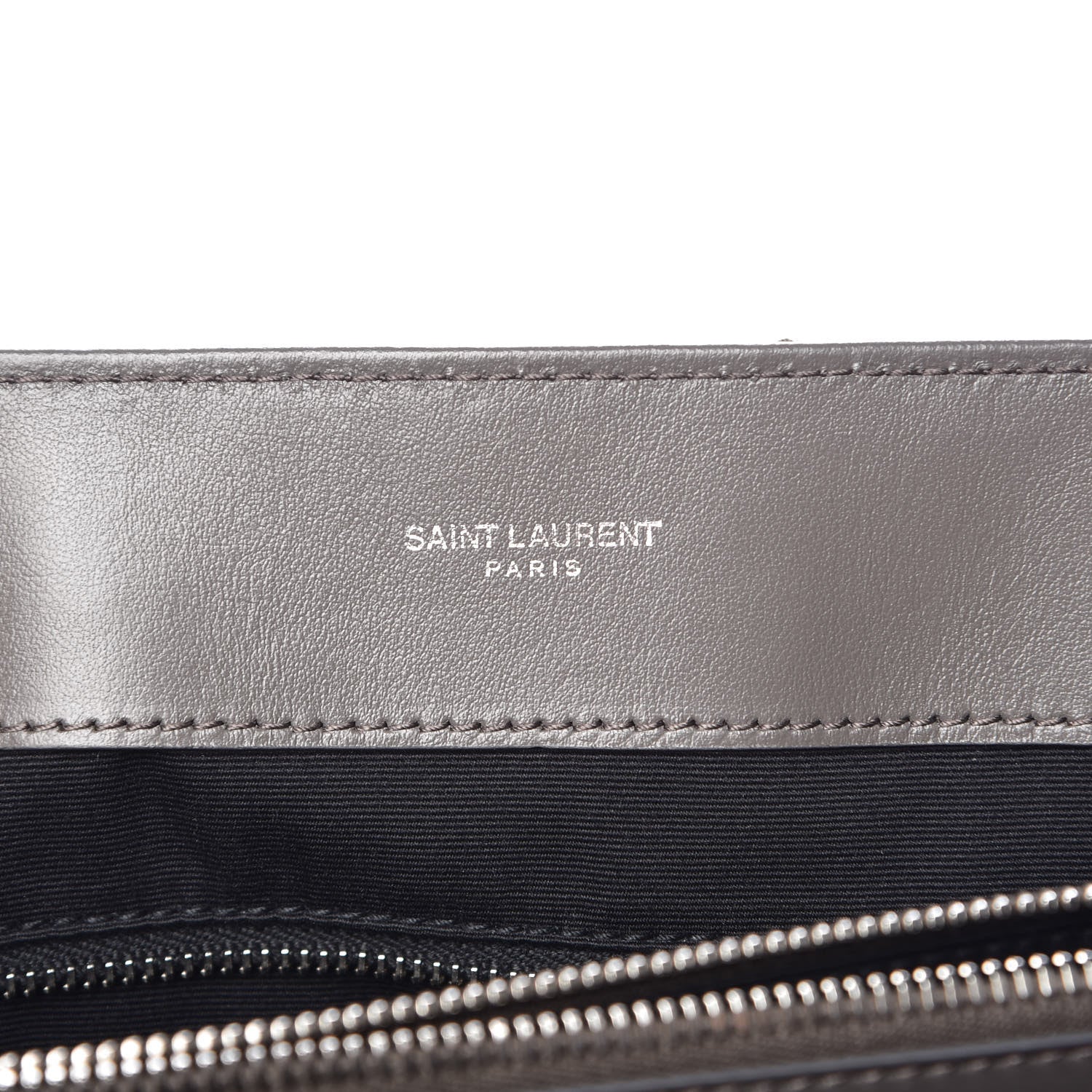 Saint Laurent Calfskin Y Quilted Monogram Large Loulou Chain Satchel Earth 6 of 11