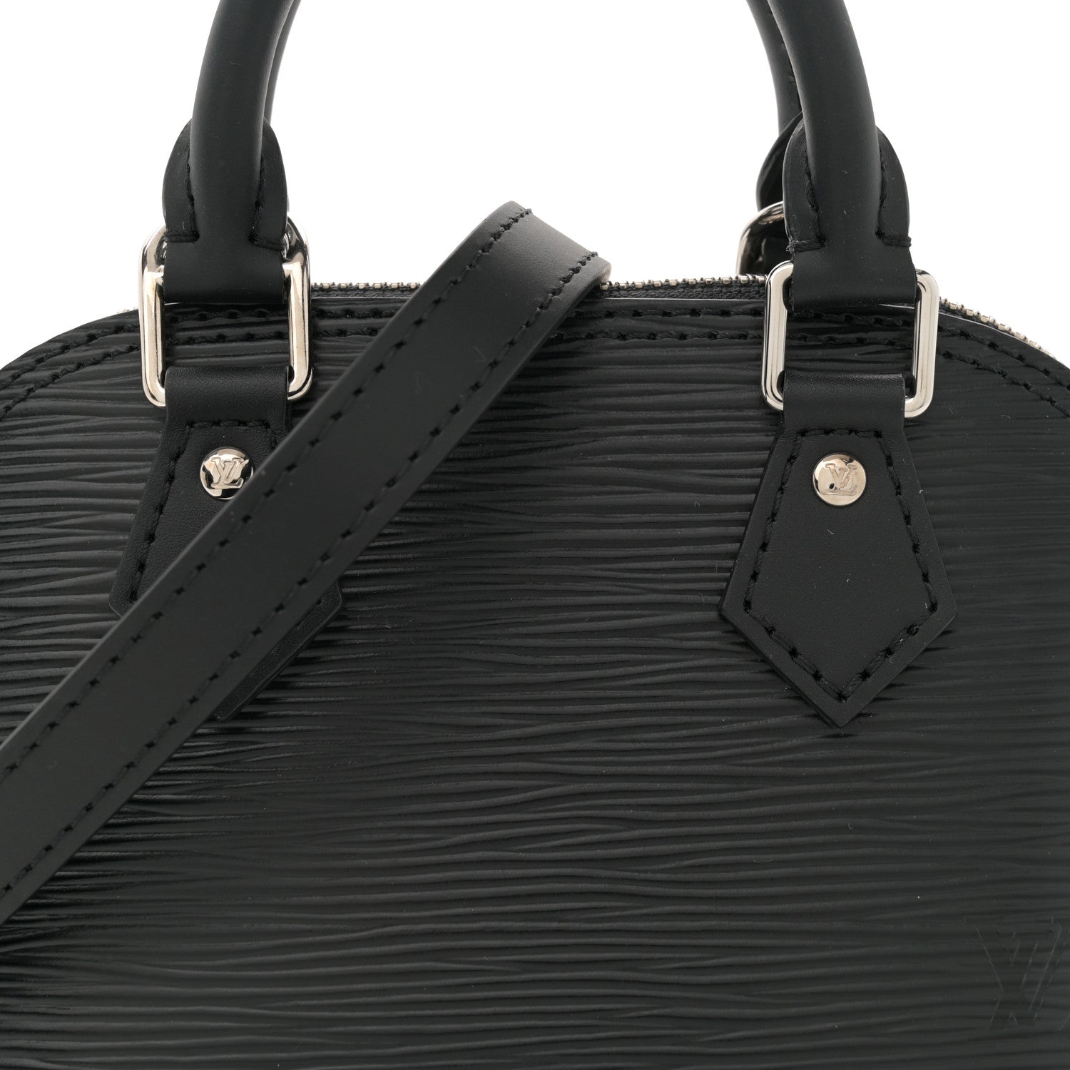 Louis Vuitton Epi Alma Nano Black 7 of 9