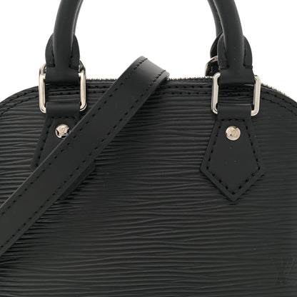 Louis Vuitton Epi Alma Nano Black 7 of 9
