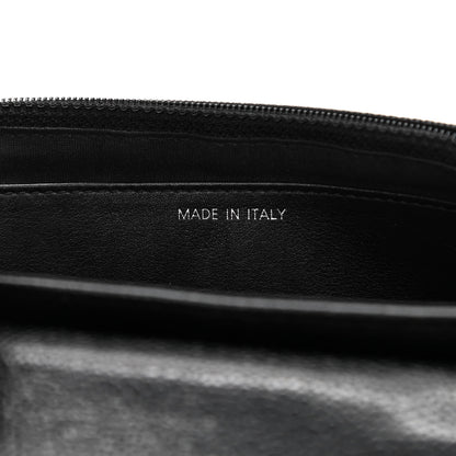 Chanel Caviar Half Moon Wallet On Chain WOC Black 7 of 9