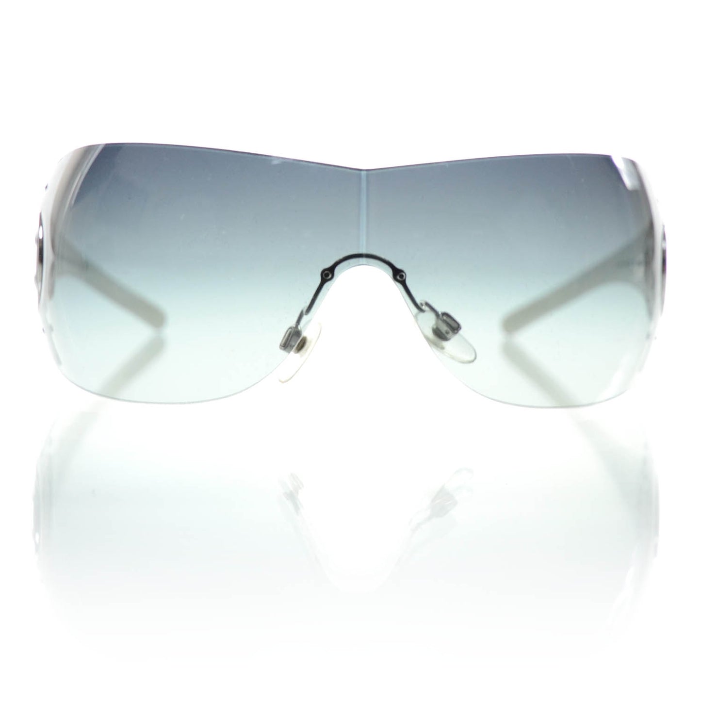 CC Logo Sunglasses 4145 White