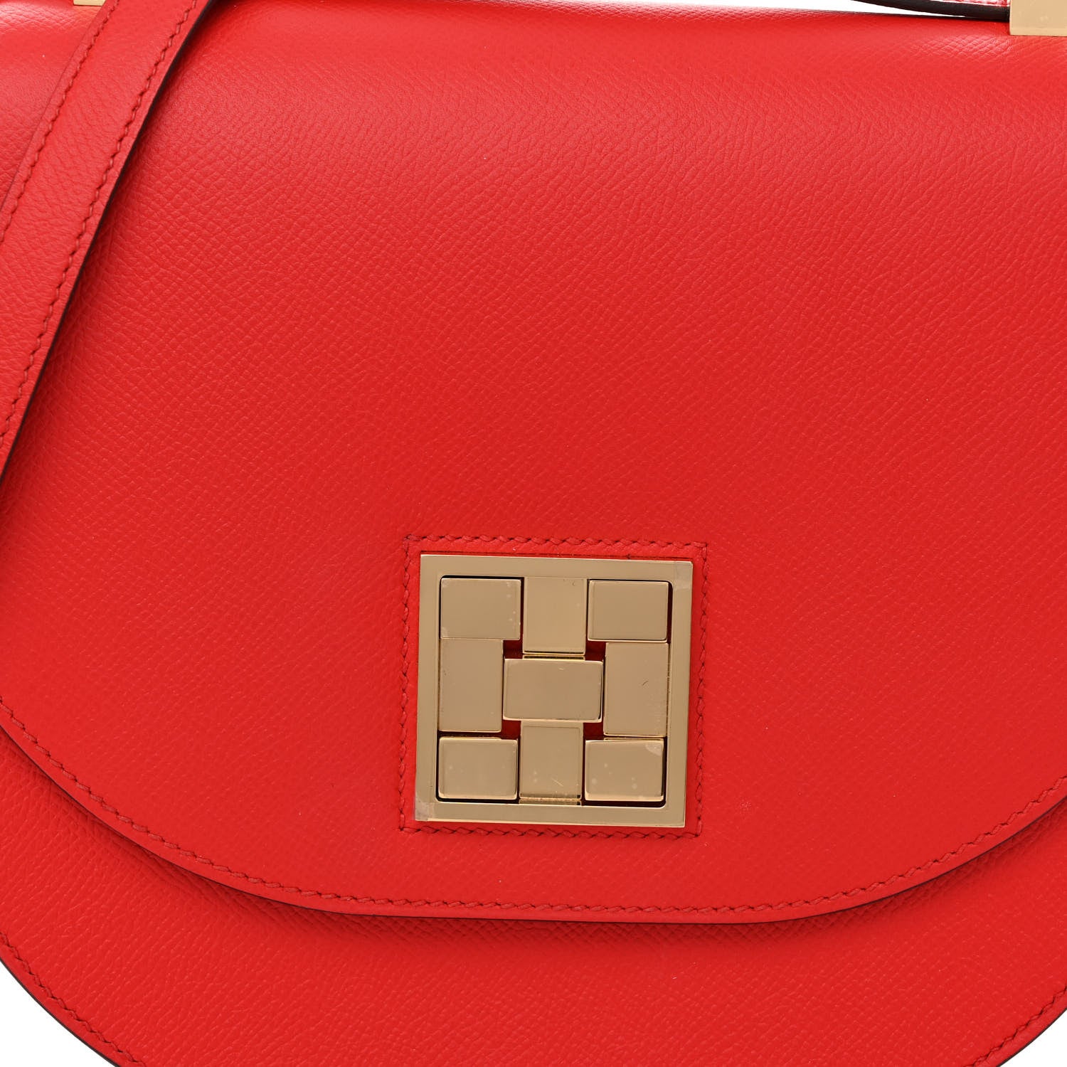Hermes Epsom Mosaique Au 24-21 Rouge de Coeur 8 of 13
