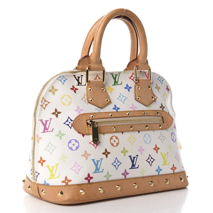 Louis Vuitton Monogram Multicolor Alma White 2 of 8