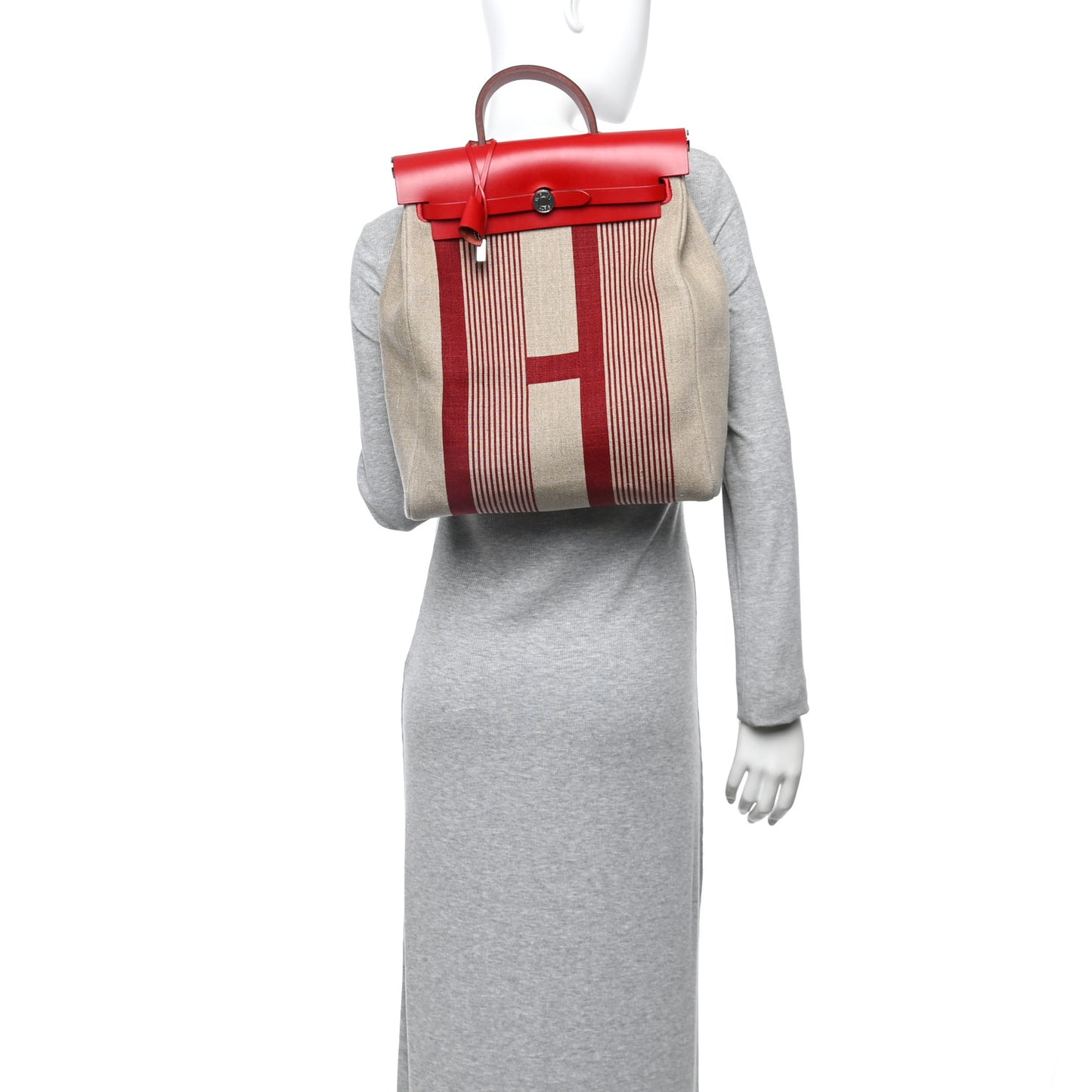 Vache Hunter Toile H Vibration Herbag a Dos Retourne Backpack Bordeaux Ficelle Rouge Piment