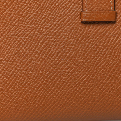 Hermes Epsom Bearn Gusset Wallet Gold 11 of 12