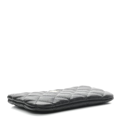 Chanel Caviar Quilted Small Cosmetic Case Black 4 of 7