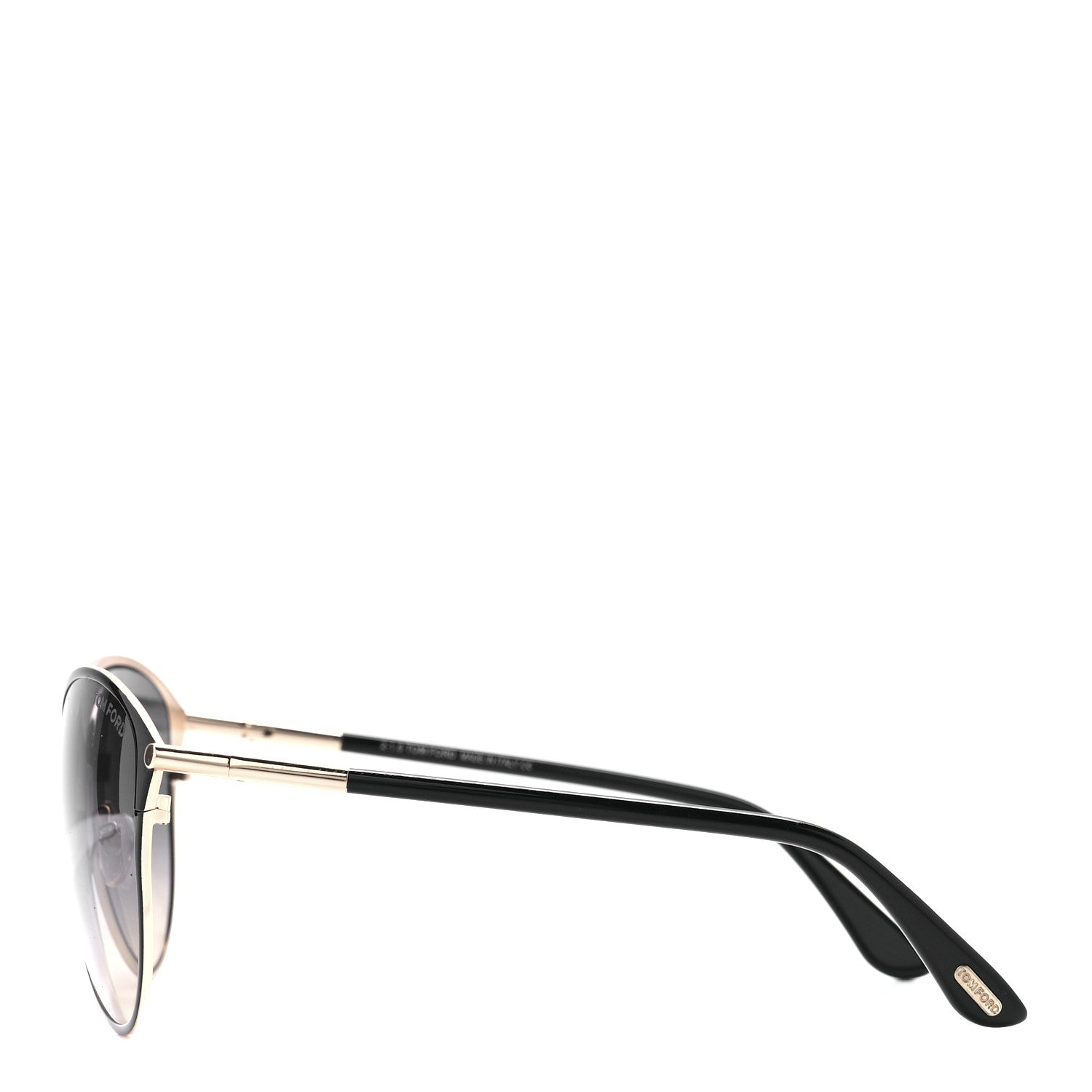 Tom Ford Penelope Vintage Round Sunglasses TF320 Black 3 of 9