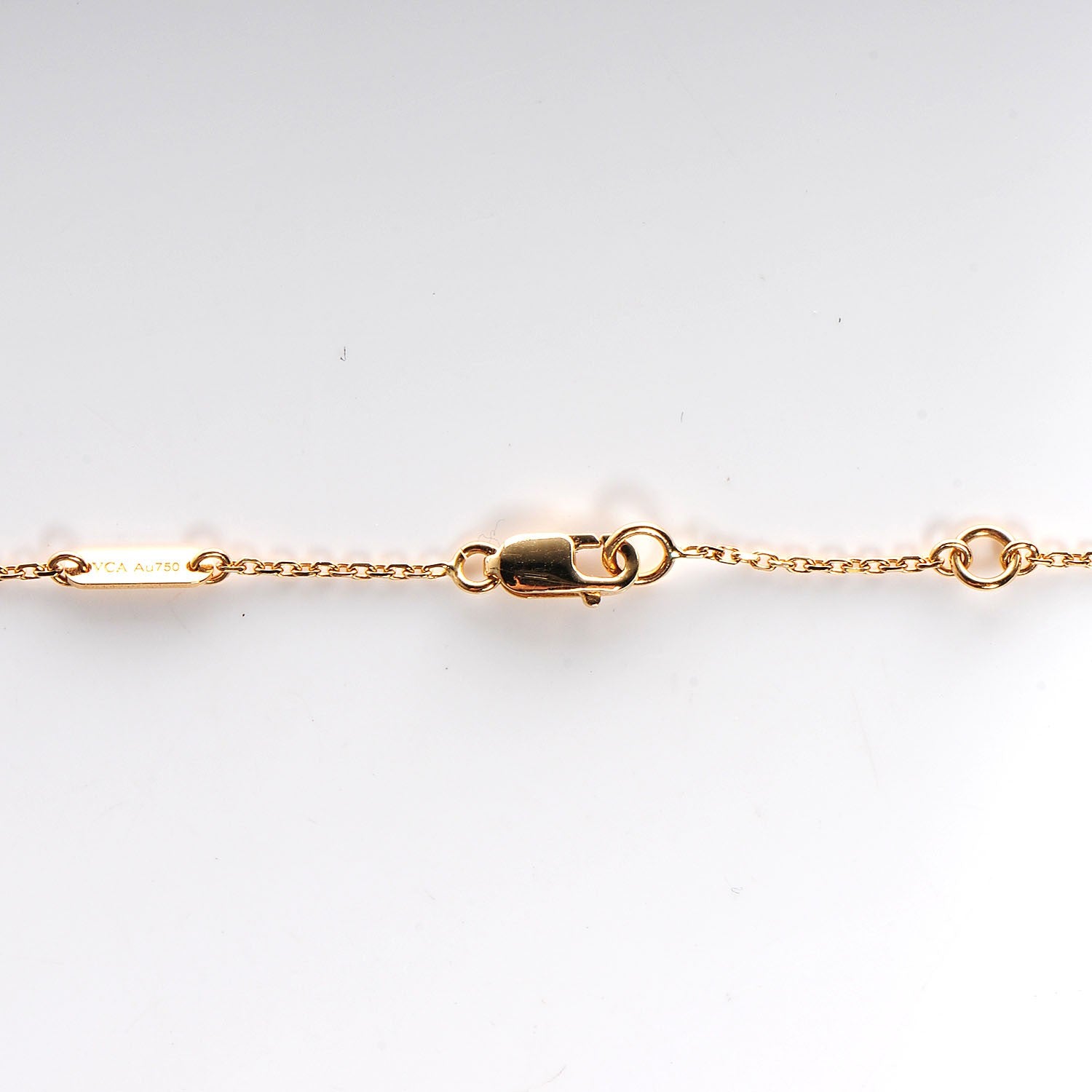 Van Cleef & Arpels 18K Rose Gold Mother of Pearl Sweet Alhambra Heart Pendant Necklace 3 of 6