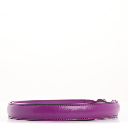 Efesto Leather Womens Horsebit 15/23mm Belt 95 38 Purple