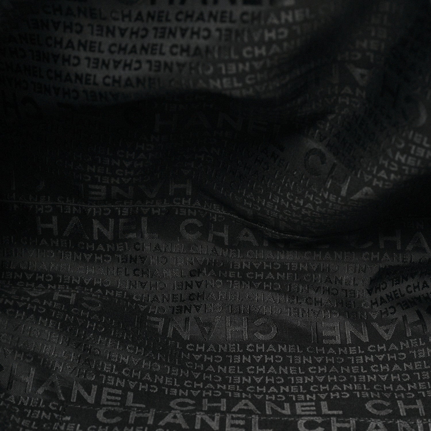 Chanel Satin XL Coco Cabas Black 5 of 9