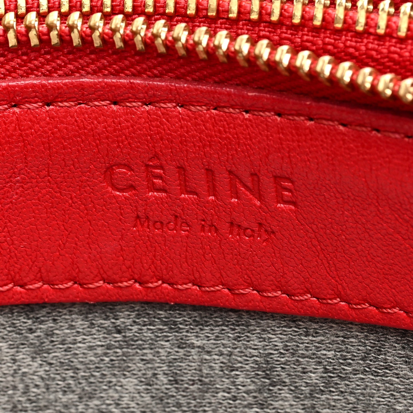 Lambskin Small Trio Crossbody Bag Red