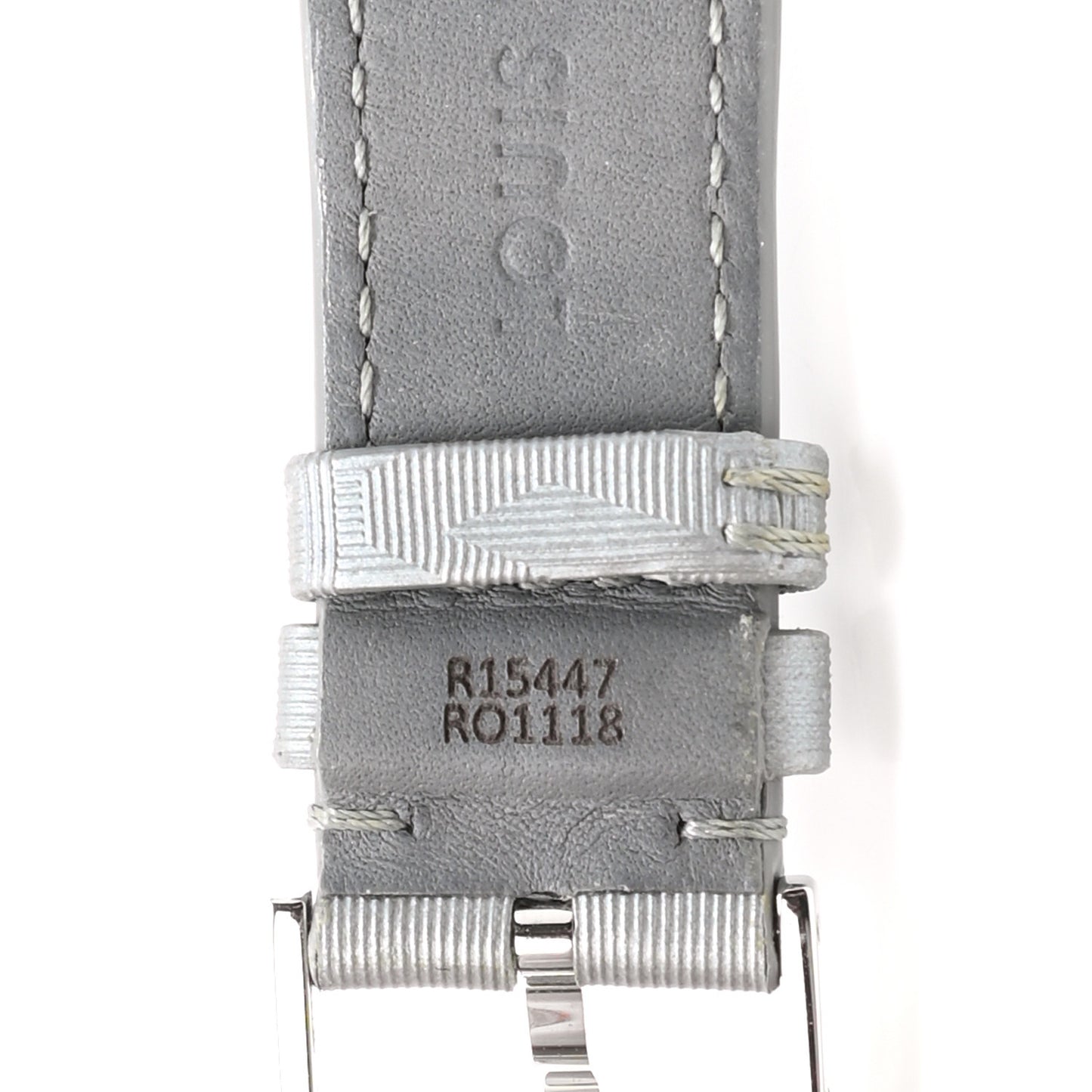Monogram Satellite Tambour 10mm Watch Strap Silver