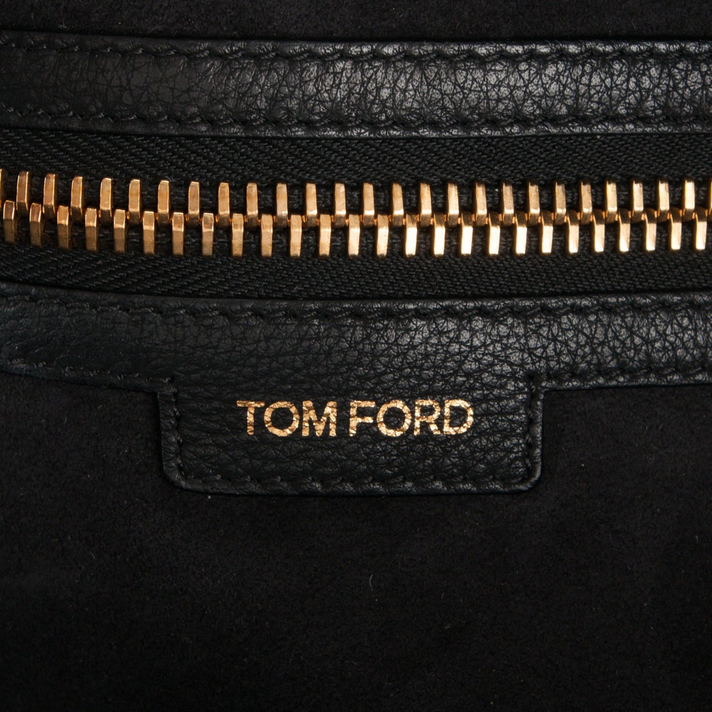 Pebbled Calfskin Top Handle Black