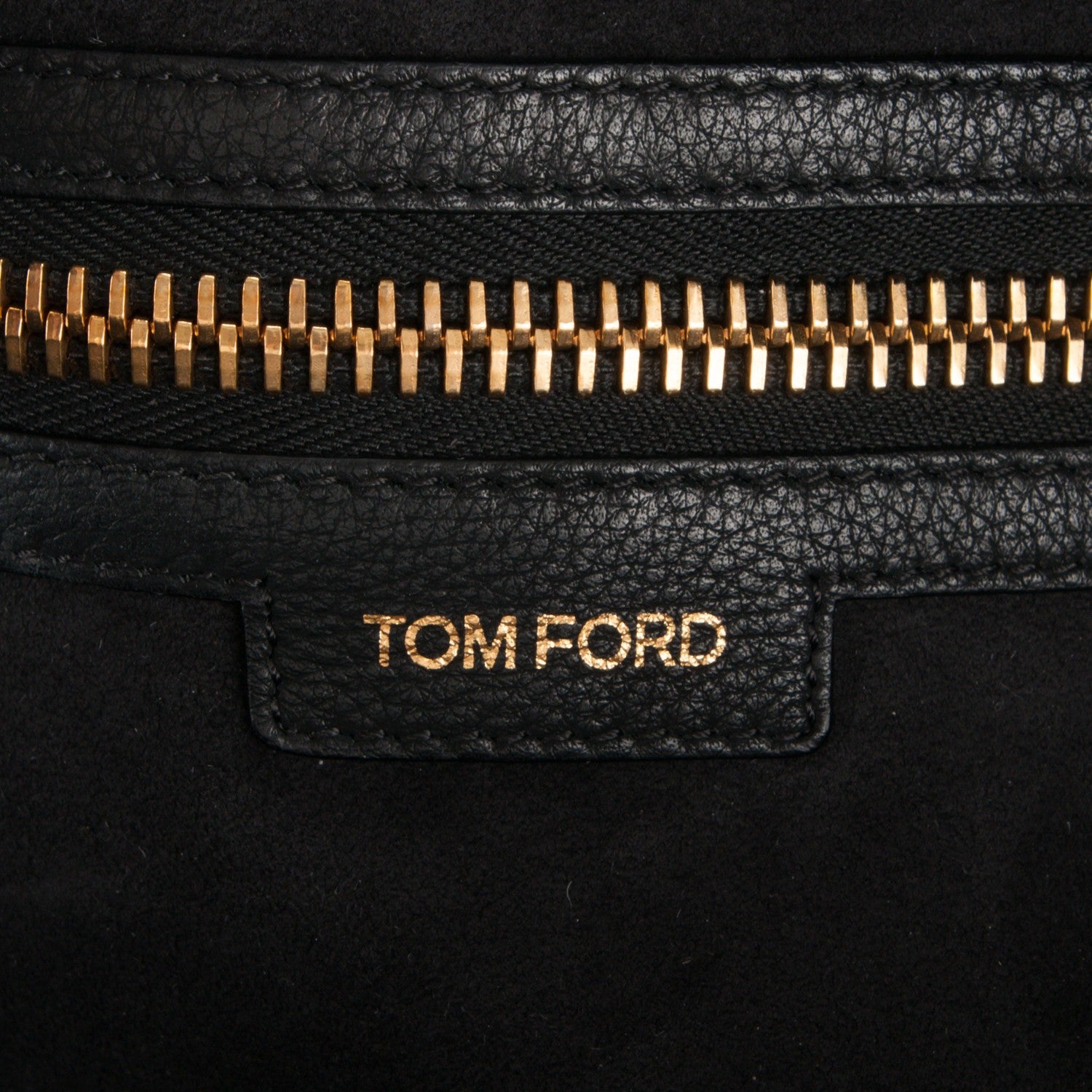 Tom Ford Pebbled Calfskin Top Handle Black 6 of 6