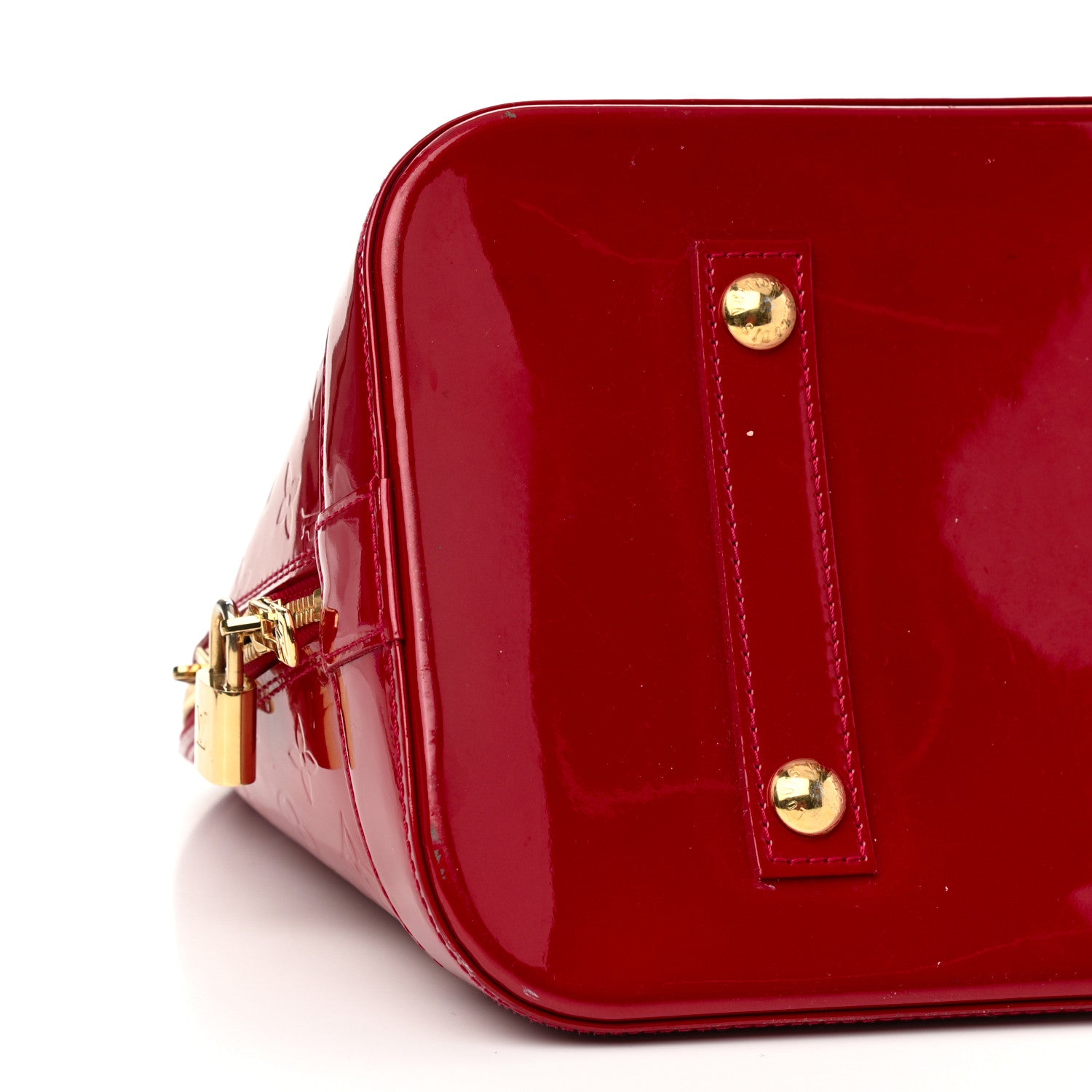 Louis Vuitton Vernis Alma GM Pomme D'Amour 10 of 14