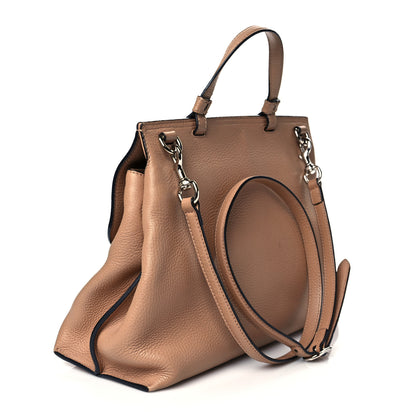 Gucci Cellarius Calfskin Medium Bamboo Daily Top Handle Bag Camelia 3 of 14