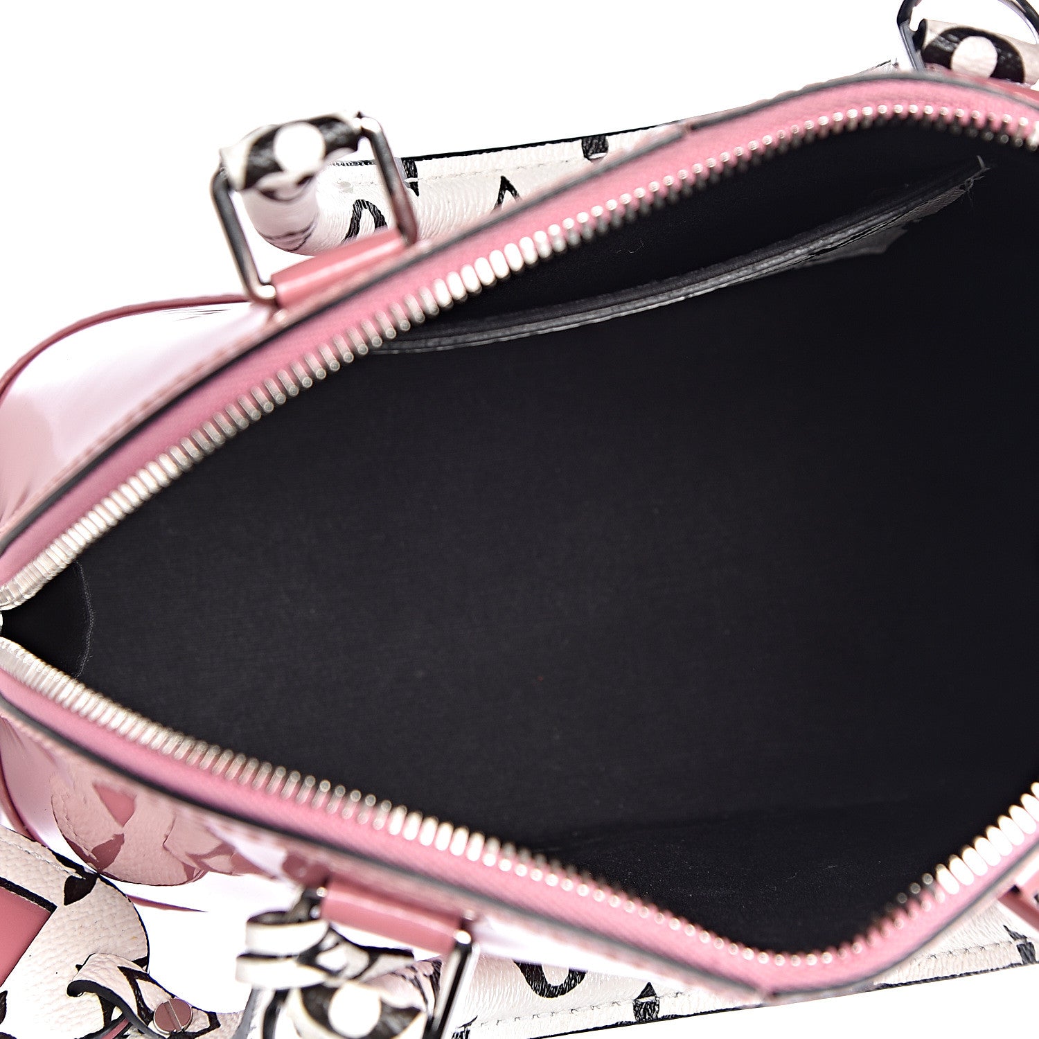 Louis Vuitton Patent Monogram Alma BB Rose Blush 6 of 14