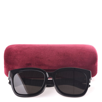 Gucci Acetate Square GG 0034SA Sunglasses Black 8 of 8