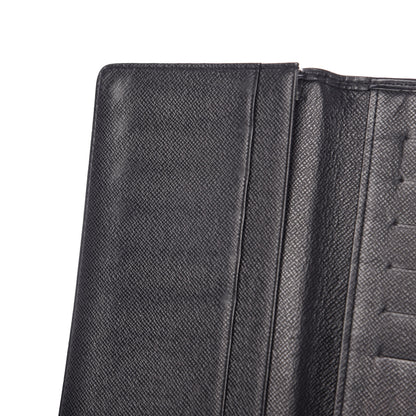 Louis Vuitton Epi Porte Valeurs Checkbook Wallet Black 10 of 14