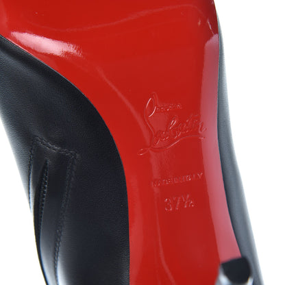 Christian Louboutin Calfskin Belle 85 Ankle Boots 37.5 Black 7 of 9