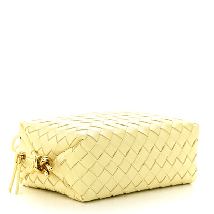 Bottega Veneta Nappa Intrecciato Metallic Knot Small Loop Crossbody Bag Ice Cream 4 of 9
